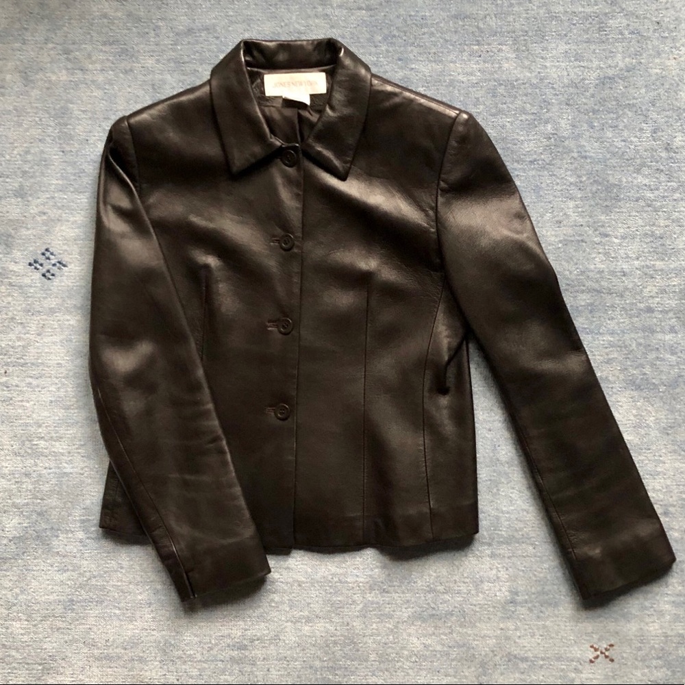 Jones New York Leather Jacket